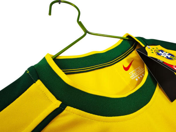 Brasil Retro 1998 1º Equipación (MANGA LARGA) - Imagen 4